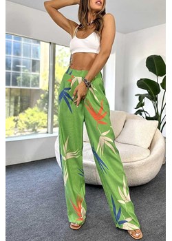 Spodnie MEGANIA GREEN ze sklepu Ivet Shop w kategorii Spodnie damskie - zdjęcie 161191553