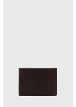 Joop! portfel skórzany męski kolor brązowy ze sklepu ANSWEAR.com w kategorii Portfele męskie - zdjęcie 161193144