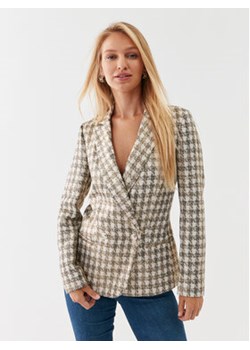 Guess Marynarka W3YN46 WFKS0 Beżowy Regular Fit ze sklepu MODIVO w kategorii Marynarki damskie - zdjęcie 161198612