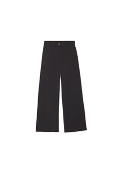 Cropp - Czarne spodnie wide leg - czarny ze sklepu Cropp w kategorii Spodnie damskie - zdjęcie 161204994
