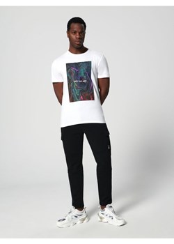 Sinsay - Koszulka z nadrukiem - biały ze sklepu Sinsay w kategorii T-shirty męskie - zdjęcie 161207592