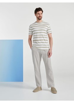 Sinsay - Koszulka w paski - biały ze sklepu Sinsay w kategorii T-shirty męskie - zdjęcie 161207623