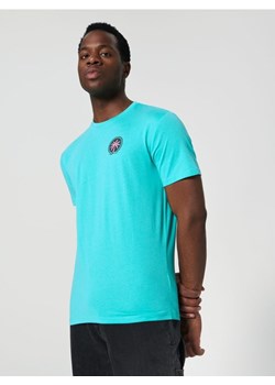 Sinsay - Koszulka bawełniana - turkusowy ze sklepu Sinsay w kategorii T-shirty męskie - zdjęcie 161207681