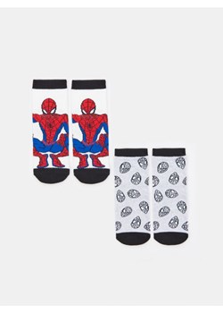 Sinsay - Skarpetki Spiderman 2 pack - szary ze sklepu Sinsay w kategorii Skarpetki dziecięce - zdjęcie 161207684