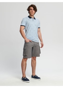 Sinsay - Koszulka polo - błękitny ze sklepu Sinsay w kategorii T-shirty męskie - zdjęcie 161207731