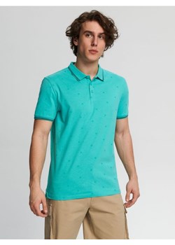 Sinsay - Koszulka polo - turkusowy ze sklepu Sinsay w kategorii T-shirty męskie - zdjęcie 161207733