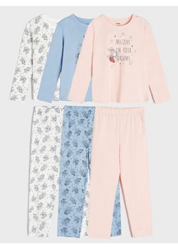 Sinsay - Piżamy 3 pack - różowy ze sklepu Sinsay w kategorii Piżamy dziecięce - zdjęcie 161207734
