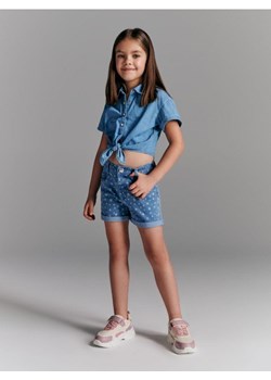Sinsay - Szorty jeansowe - niebieski ze sklepu Sinsay w kategorii Spodenki dziewczęce - zdjęcie 161207980