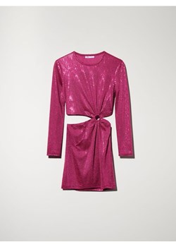 Sinsay - Sukienka mini błyszcząca - różowy ze sklepu Sinsay w kategorii Sukienki - zdjęcie 161208354