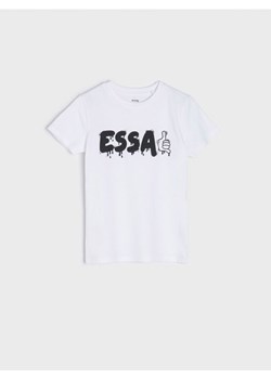 Sinsay - Koszulka z napisem - biały ze sklepu Sinsay w kategorii T-shirty chłopięce - zdjęcie 161208773