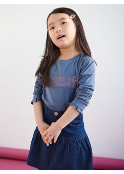 Sinsay - Koszulka z haftem - granatowy ze sklepu Sinsay w kategorii Bluzki dziewczęce - zdjęcie 161209764