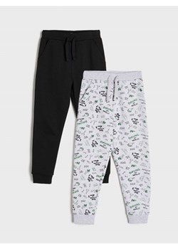 Sinsay - Spodnie dresowe jogger 2 pack - szary ze sklepu Sinsay w kategorii Spodnie chłopięce - zdjęcie 161209800