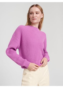 Sinsay - Sweter z miękkiej dzianiny - różowy ze sklepu Sinsay w kategorii Swetry damskie - zdjęcie 161209900