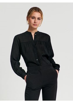 Sinsay - Koszula z bufiastymi rękawami - czarny ze sklepu Sinsay w kategorii Koszule damskie - zdjęcie 161210591