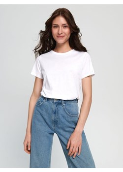 Sinsay - Koszulka basic - biały ze sklepu Sinsay w kategorii Bluzki damskie - zdjęcie 161210733