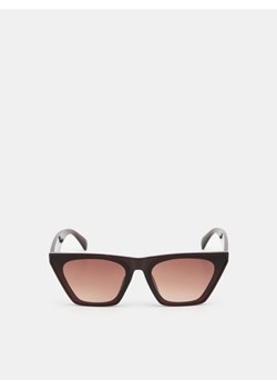 Sinsay - Okulary przeciwsłoneczne - brązowy ze sklepu Sinsay w kategorii Okulary przeciwsłoneczne damskie - zdjęcie 161210974