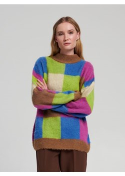Sinsay - Sweter oversize ze wzorem - wielobarwny ze sklepu Sinsay w kategorii Swetry damskie - zdjęcie 161211051
