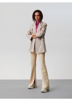 Sinsay - Spodnie - kremowy ze sklepu Sinsay w kategorii Spodnie damskie - zdjęcie 161211180