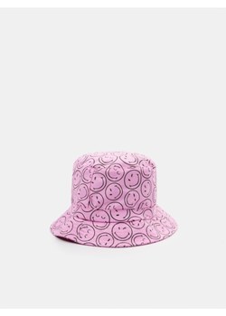 Sinsay - Kapelusz bucket hat SmileyWorld® - różowy ze sklepu Sinsay w kategorii Kapelusze damskie - zdjęcie 161211233