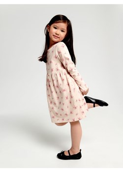 Sinsay - Sukienka z marszczeniami - beżowy ze sklepu Sinsay w kategorii Sukienki dziewczęce - zdjęcie 161211380
