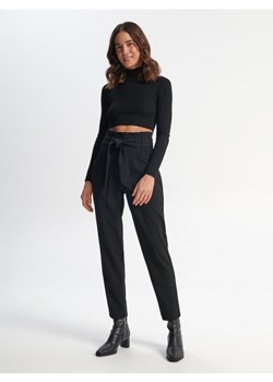 Sinsay - Spodnie eleganckie - czarny ze sklepu Sinsay w kategorii Spodnie damskie - zdjęcie 161211430