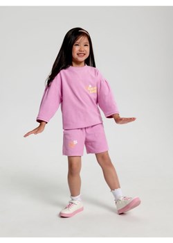 Sinsay - Komplet: bluza i szorty - fioletowy ze sklepu Sinsay w kategorii Dresy dziewczęce - zdjęcie 161212133