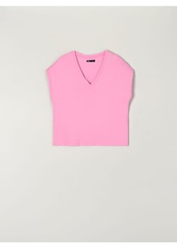 Sinsay - Koszulka loose - różowy ze sklepu Sinsay w kategorii Bluzki damskie - zdjęcie 161212300