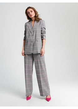 Sinsay - Spodnie w kratę - wielobarwny ze sklepu Sinsay w kategorii Spodnie damskie - zdjęcie 161212523