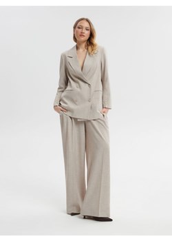 Sinsay - Spodnie tkaninowe - beżowy ze sklepu Sinsay w kategorii Spodnie damskie - zdjęcie 161212530
