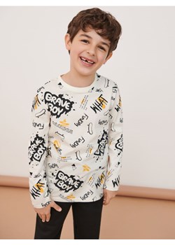 Sinsay - Koszulka z nadrukiem - kremowy - id: 4905T-01X - marki Sinsay - 161212582 Sinsay - Koszulka z nadrukiem - kremowy ze sklepu Sinsay w kategorii T-shirty chłopięce - zdjęcie 161212582