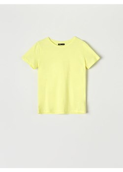 Sinsay - Koszulka basic - żółty ze sklepu Sinsay w kategorii Bluzki damskie - zdjęcie 161212670