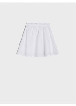 Sinsay - Spódniczka z marszczeniami - biały ze sklepu Sinsay w kategorii Spódnice dziewczęce - zdjęcie 161212692