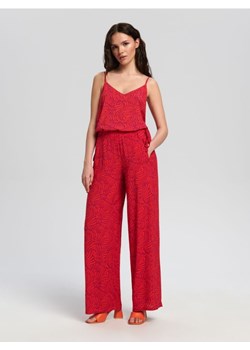 Sinsay - Spodnie z kieszeniami - różowy ze sklepu Sinsay w kategorii Spodnie damskie - zdjęcie 161212714
