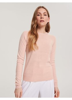 Sinsay - Sweter z miękkiej dzianiny - różowy ze sklepu Sinsay w kategorii Swetry damskie - zdjęcie 161212750