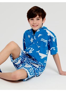 Sinsay - Komplet: koszula i szorty - niebieski ze sklepu Sinsay w kategorii Komplety chłopięce - zdjęcie 161212830