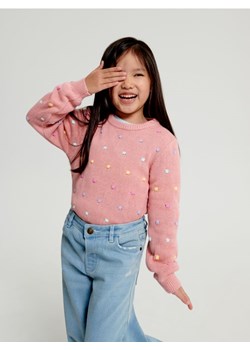 Sinsay - Sweter - różowy ze sklepu Sinsay w kategorii Swetry dziewczęce - zdjęcie 161213380