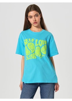 Sinsay - Koszulka SmileyWorld® - niebieski ze sklepu Sinsay w kategorii Bluzki damskie - zdjęcie 161213620