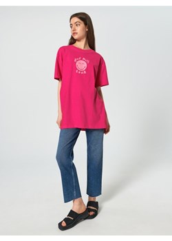 Sinsay - Koszulka SmileyWorld® - różowy ze sklepu Sinsay w kategorii Bluzki damskie - zdjęcie 161213624