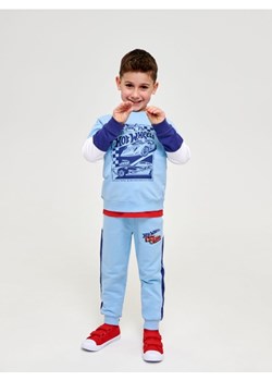 Sinsay - Spodnie dresowe jogger Hot Wheels - błękitny ze sklepu Sinsay w kategorii Spodnie chłopięce - zdjęcie 161213810