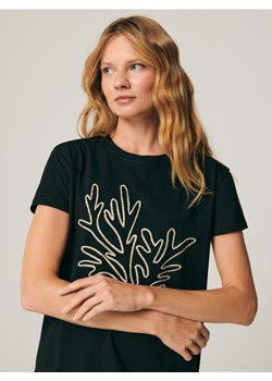 Sinsay - Koszulka z nadrukiem - czarny ze sklepu Sinsay w kategorii Bluzki damskie - zdjęcie 161213850