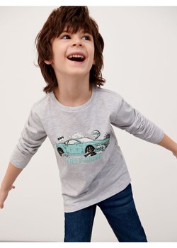 Sinsay - Koszulka z nadrukiem - szary ze sklepu Sinsay w kategorii T-shirty chłopięce - zdjęcie 161213924