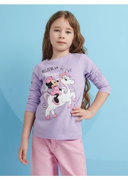 Sinsay - Koszulka Myszka Minnie - fioletowy ze sklepu Sinsay w kategorii Bluzki dziewczęce - zdjęcie 161214084