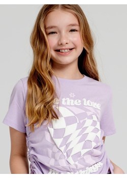 Sinsay - Koszulka - fioletowy ze sklepu Sinsay w kategorii Bluzki dziewczęce - zdjęcie 161214281