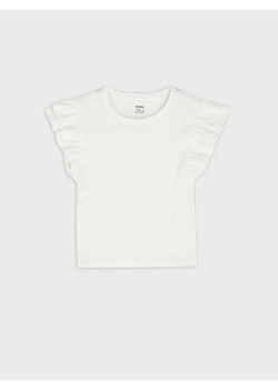 Sinsay - Koszulka - kremowy ze sklepu Sinsay w kategorii Bluzki dziewczęce - zdjęcie 161214282