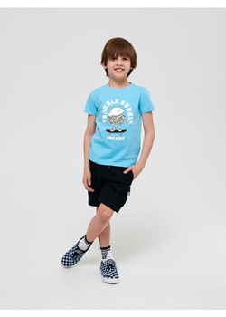 Sinsay - Koszulka z pachnącym nadrukiem - turkusowy ze sklepu Sinsay w kategorii T-shirty chłopięce - zdjęcie 161214322