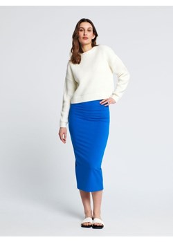Sinsay - Spódnica midi z rozcięciem - niebieski ze sklepu Sinsay w kategorii Spódnice - zdjęcie 161214353
