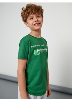 Sinsay - Koszulka z nadrukiem - zielony ze sklepu Sinsay w kategorii T-shirty chłopięce - zdjęcie 161214390