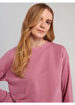 Sinsay - Bluza oversize ze ściągaczami - różowy ze sklepu Sinsay w kategorii Bluzy damskie - zdjęcie 161214393