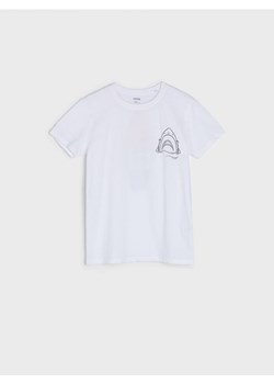 Sinsay - Koszulka z nadrukiem - biały ze sklepu Sinsay w kategorii T-shirty chłopięce - zdjęcie 161214594