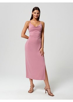 Sinsay - Sukienka maxi na ramiączkach - różowy ze sklepu Sinsay w kategorii Sukienki - zdjęcie 161214701